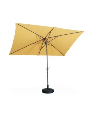 Parasol droit 2x3m moutarde