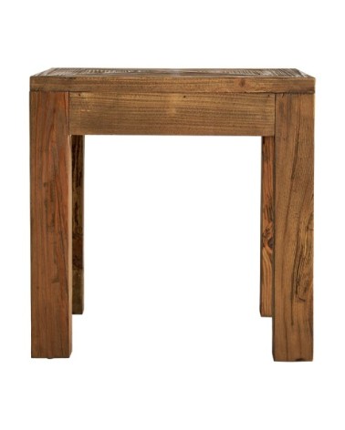 Table d'appoint en bois marron 50x50x50