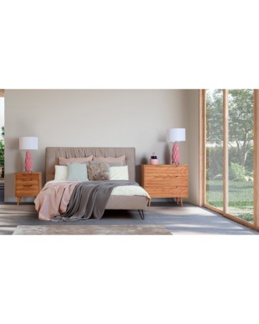 Commode en bois marron 90x43x86