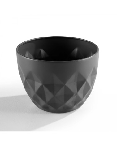 Lot de 2 caches pots en métal Gris