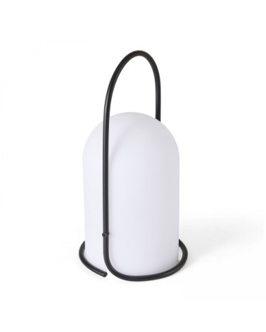 Baladeuse led en acier blanc