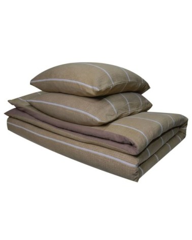 Parure de couette 100% coton flanelle imprimée 240x220cm 2 taies