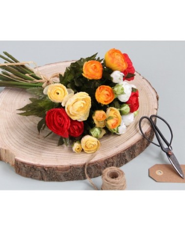 Renoncule artificielle orange H35