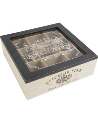 Boite à thé 9 compartiments