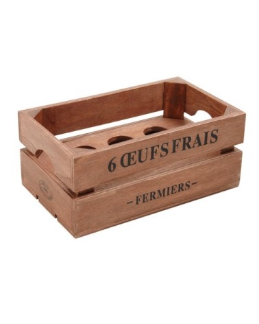 Boîte à oeufs en bois