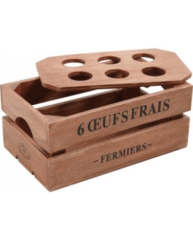 Boîte à oeufs en bois