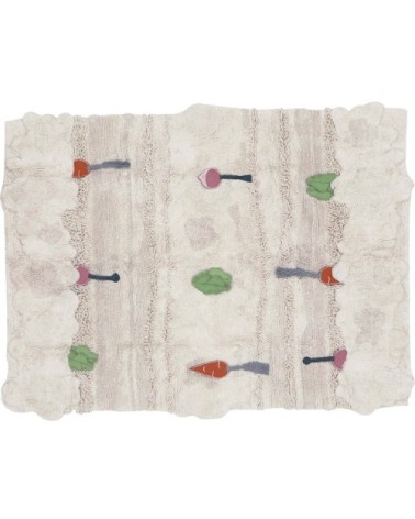 Tapis d'activités enfant texturé beige 120x160cm