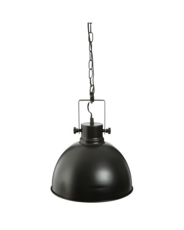 Suspension métal ronde noire D30cm