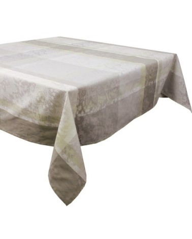 Nappe  pur coton beige 180x250