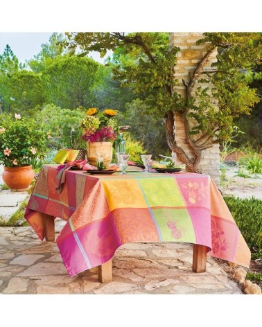 Nappe  pur coton multicolore 180x250