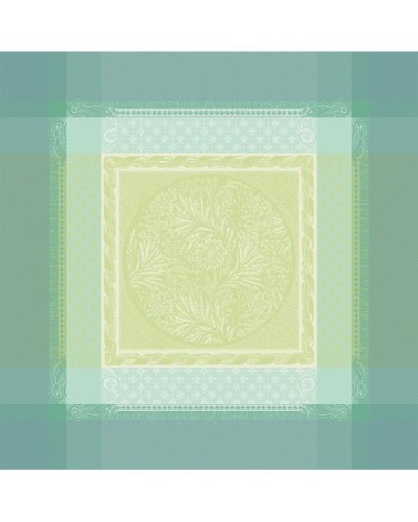 Serviette  pur coton vert 54X54