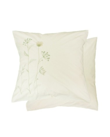 Taie d'oreiller  percale de coton 80 fils/cm² ecru 50x70