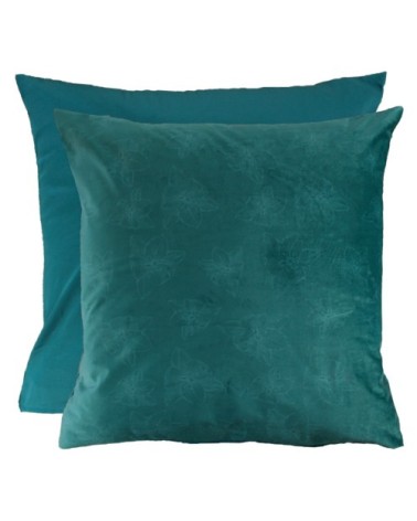 Taie d'oreiller  coton & autres fibres vert 63x63