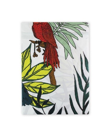 Drap plat  percale de coton 80 fils/cm² multicolore 270x300