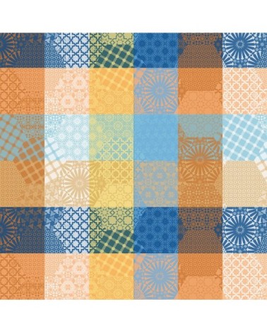 Nappe  pur coton multicolore 155x225