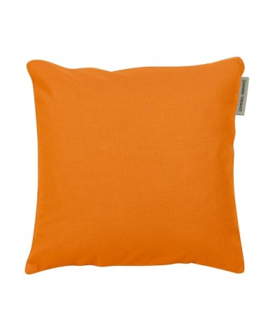 Housse de coussin  pur coton orange 50x50