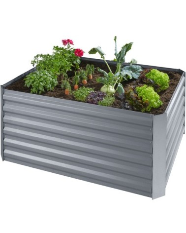 Carré potager argent
