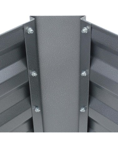 Carré potager argent