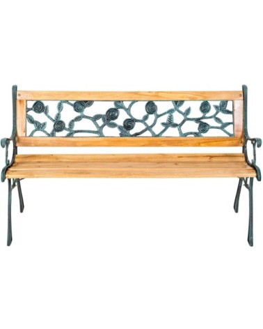 Banc de jardin marron