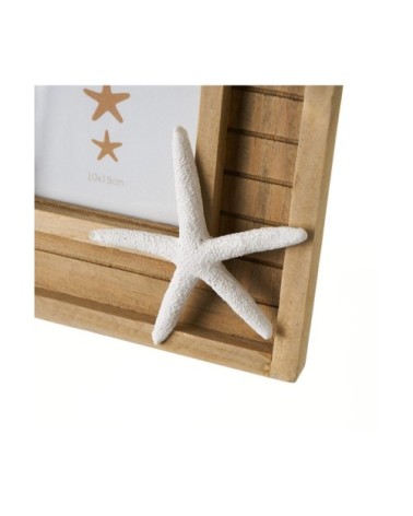 Cadre photo en bois étoile de mer 19x3x24cm
