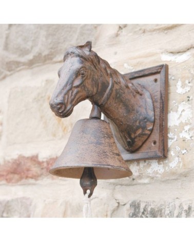Cloche de Porte en Fonte Cheval