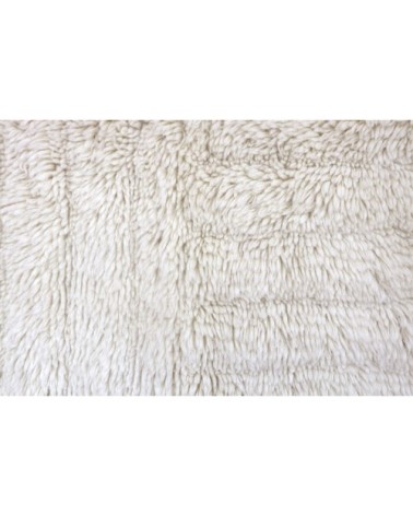 Tapis en laine blanc lavable 170x240