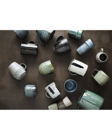 Mug en céramique bleu