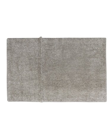 Tapis lavable en laine gris 170x240