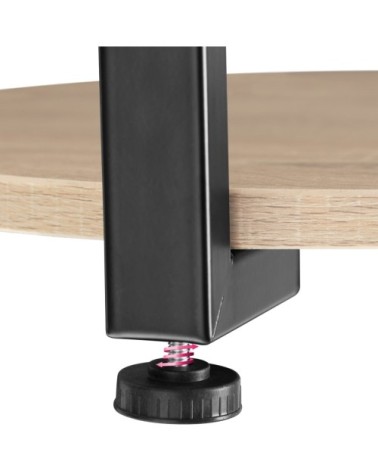 Table dappoint SWINDON 50x62,5cm effet Bois clair industriel, Chêne