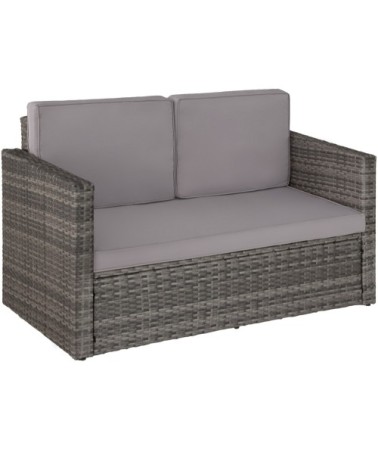 Canapé de jardin CORFOU modulable gris
