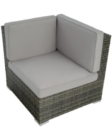 Salon de Jardin VENISE 7 places gris