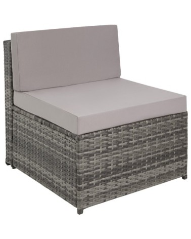 Salon en rotin Verona gris