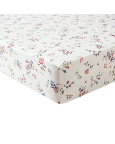 Drap housse coton 90x200 cm blanc