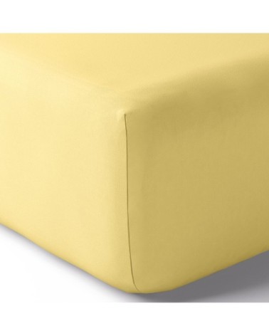 Drap housse coton 140x190 cm pollen