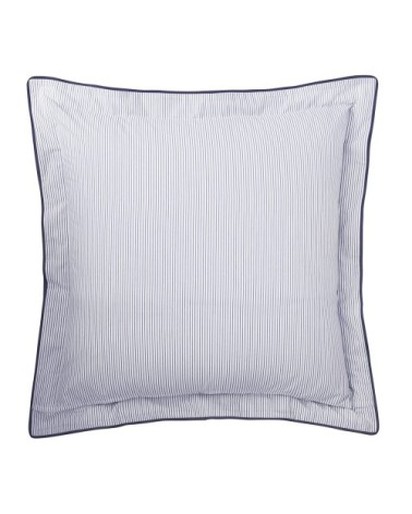 Taie d'oreiller coton biologique 65x65 cm bleu foncé