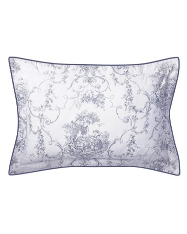 Taie d'oreiller coton biologique 65x65 cm bleu foncé