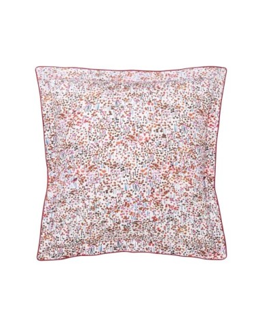 Taie d'oreiller coton 65x65 cm rouge