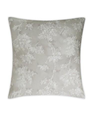 Taie d'oreiller coton 65x65 cm gris clair