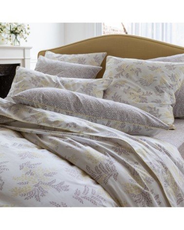 Taie d'oreiller coton 65x65 cm marron