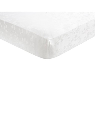 Drap housse coton biologique 180x200 cm blanc