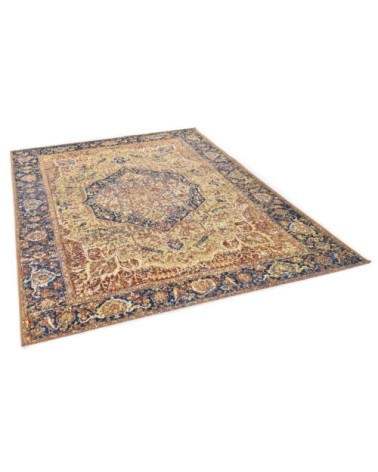 Tapis outdoor/ indoor - motif oriental - tissé or 160x235 cm