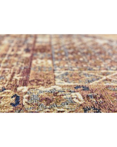 Tapis outdoor/ indoor - motif oriental - tissé orange 160x235 cm