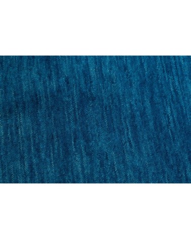 Tapis salon - tissé main - 100% laine naturelle - bleu 070x140 cm