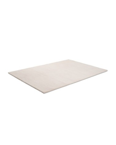 Tapis salon - tissé main - 100% laine naturelle - crème 170x240 cm