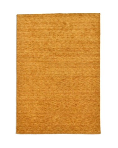 Tapis salon - tissé main - 100% laine naturelle - or 040x060 cm