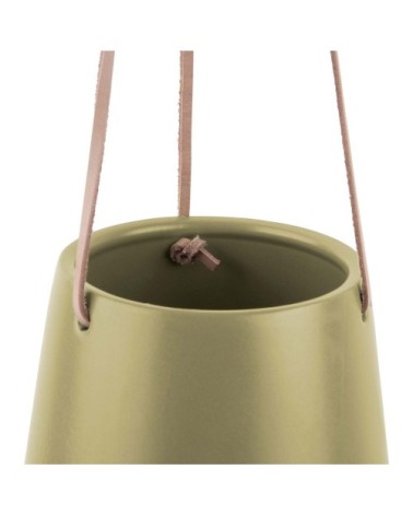 Support à plantes en céramique medium vert olive