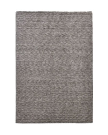 Tapis salon - tissé main - 100% laine naturelle - gris 040x060 cm