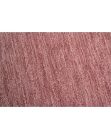 Tapis salon - tissé main - 100% laine - bois de rose 140x200 cm