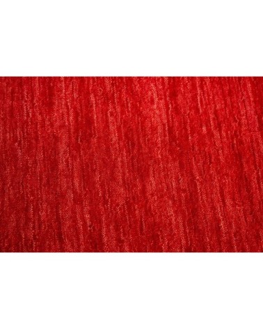 Tapis salon - tissé main - 100% laine naturelle - rouge 070x140 cm