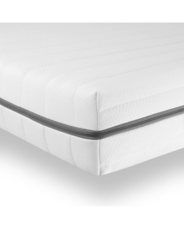 Matelas soutien ferme et housse lavable 140x200 cm épaisseur 15 cm